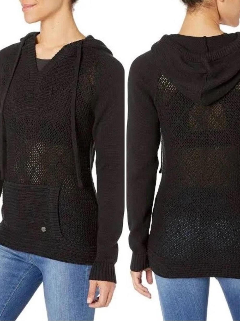 PRANA - Sugar Beach Hooded Sweater Sz Large